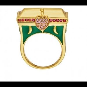 Disney 14kt Gold-Plated Ariel Treasure Chest Ring